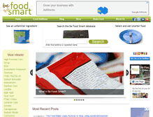 Tablet Screenshot of befoodsmart.com